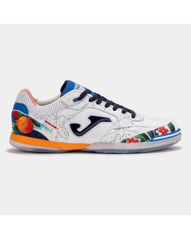 JOMA HALLENFUSSBALLSCHUHE LUCÃO TOP FLEX 26 BLANCO ROJO Y VERDE