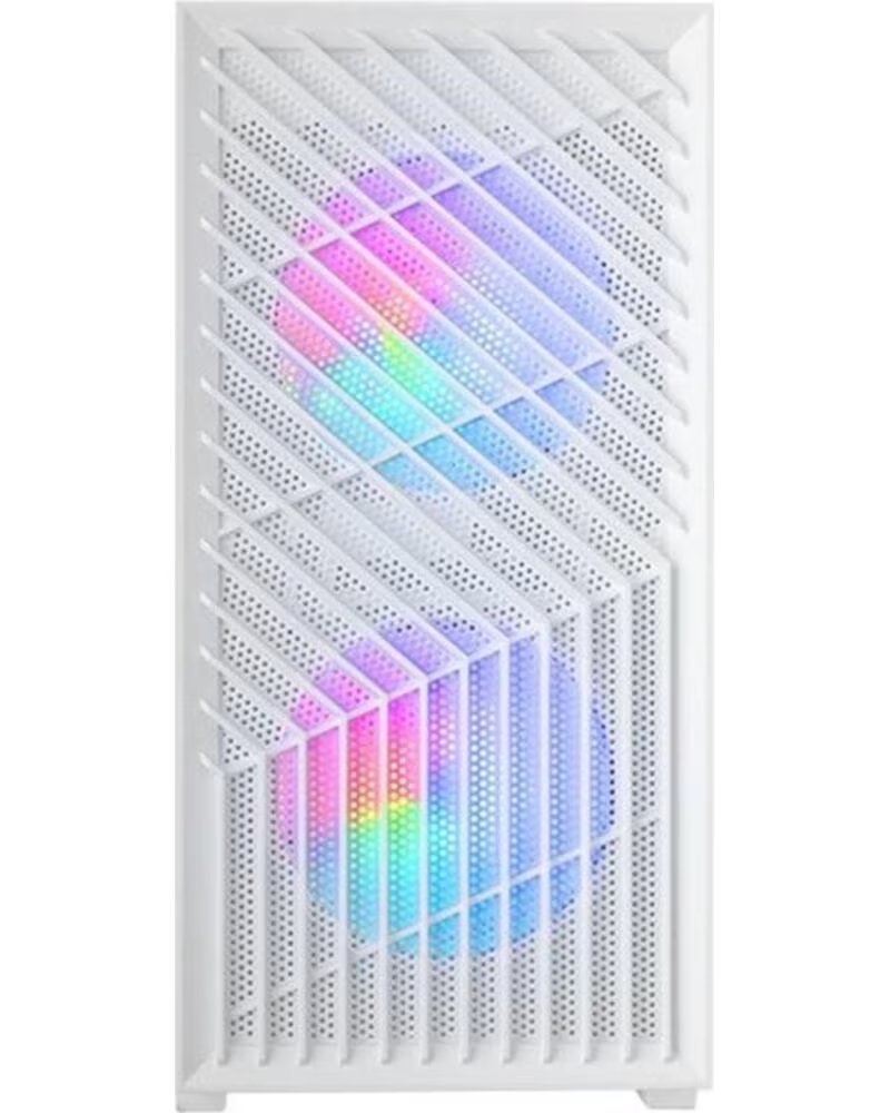 MARS GAMING Caja ordenador mcvortexw matx frgb cristal templado blanca