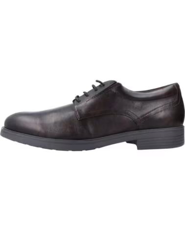 GEOX U APPIANO SCARPE COMFORT DA UOMO IN PELLE MARRONE C6009