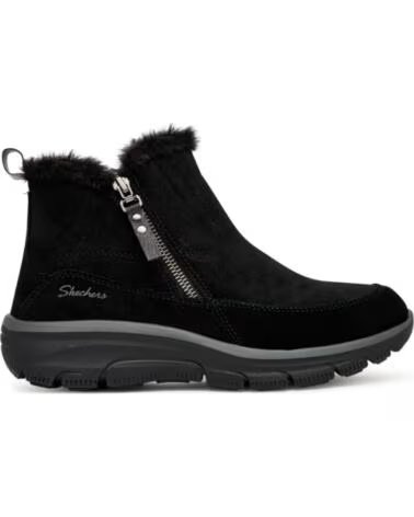 SKECHERS Botines para mujer 168042 Easy Going BLACK