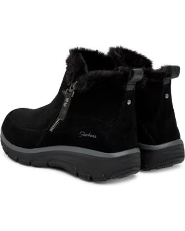 SKECHERS Botines para mujer 168042 Easy Going BLACK