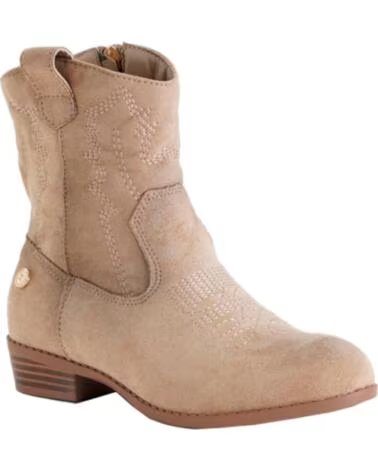 XTI FLACHE STIEFELETTEN NINO 154071 BEIGE