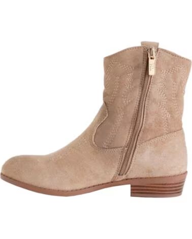 XTI FLACHE STIEFELETTEN NINO 154071 BEIGE