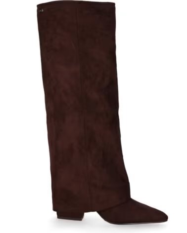 CHIKA10 ALICE 02 STIVALI DA DONNA IN TESSUTO TACCO MEDIO MARRONE MARRON-BROWN