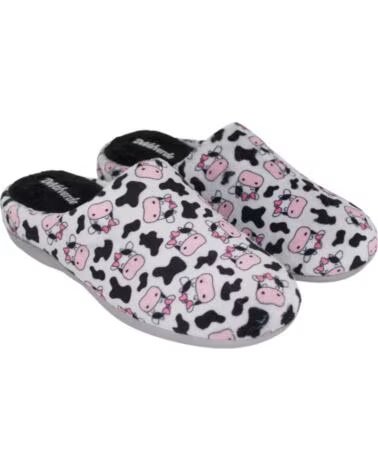 SEVILLAS HAUSSCHUHE FÜR DAMEN 6093 CHINELA SUAPEL -VAQUITAS- I D GRIS