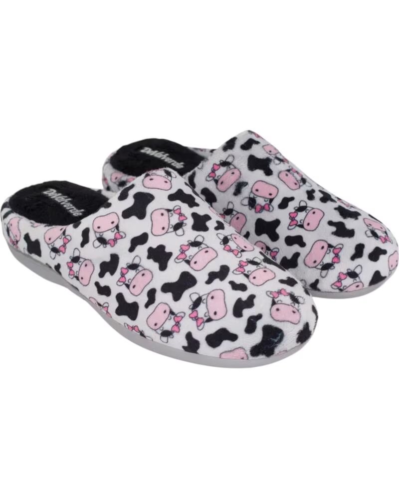 SEVILLAS HAUSSCHUHE FÜR DAMEN 6093 CHINELA SUAPEL -VAQUITAS- I D GRIS