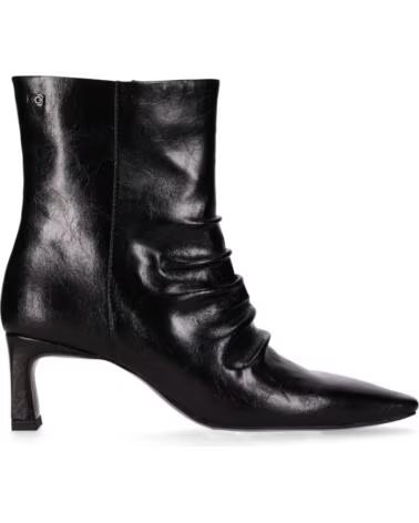 CHIKA10 PARAISO 01 STIVALETTI PELLE SINTETICA TACCO MEDIO NEGRO-BLACK