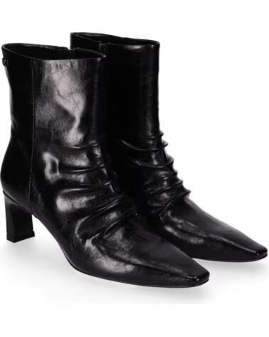 CHIKA10 PARAISO 01 STIVALETTI PELLE SINTETICA TACCO MEDIO NEGRO-BLACK