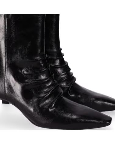 CHIKA10 PARAISO 01 STIVALETTI PELLE SINTETICA TACCO MEDIO NEGRO-BLACK