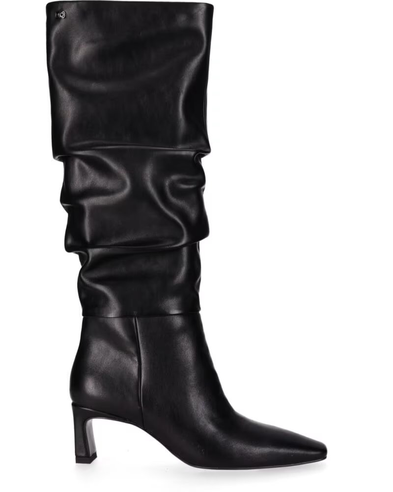 STIVALI ALTI IN ECOPELLE DA DONNA CHIKA10 PARAÍSO TACCO MEDIO NERO NEGRO-BLACK