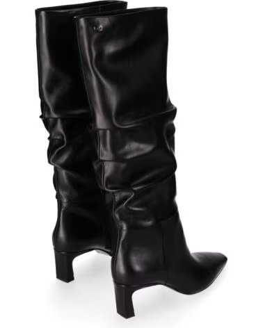 STIVALI ALTI IN ECOPELLE DA DONNA CHIKA10 PARAÍSO TACCO MEDIO NERO NEGRO-BLACK