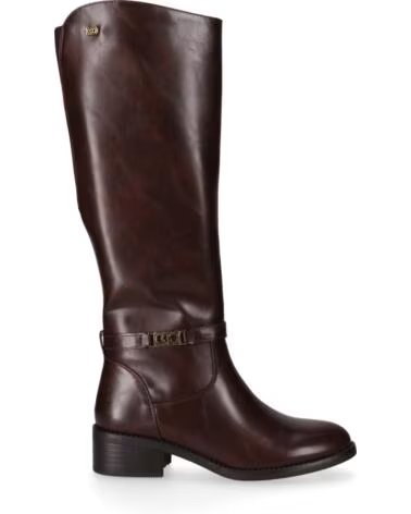 CHIKA10 ENARA 05 BOTA ALTA DE MUJER CON TACÓN MEDIO MARRON-BROWN