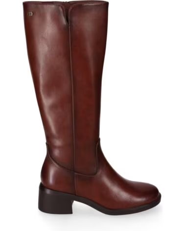 CHIKA10 DANKI 06 CUERO-TAN BOTAS ALTAS MUJER
