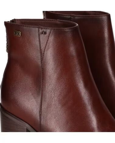 CHIKA10 ESCALONI STIVALETTI PELLE SINTETICA DONNA TACCO ALTO MARRON-BROWN