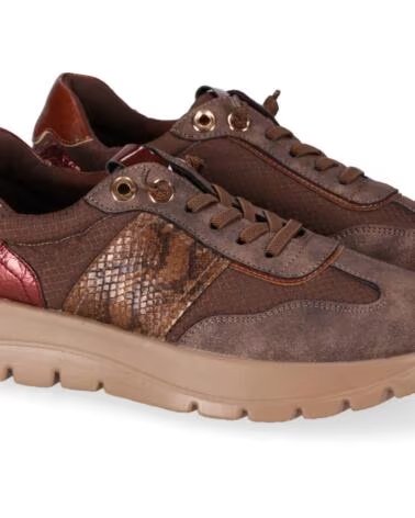 SAPATILHAS DESPORTIVAS CASUAIS DE MULHER CHIKA10 ST MANDARIN 01 CASTANHO MARRON-BROWN