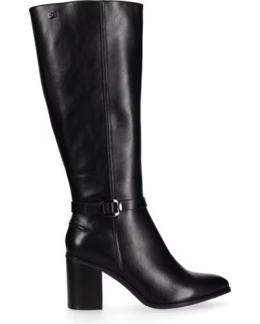 CHIKA10 ESCALONI 02 STIVALI DA DONNA IN ECOPELLE CON TACCO ALTO NEGRO-BLACK