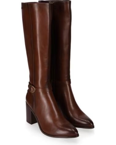 CHIKA10 ESCALONI 02 BOTAS MARROM MULHER SALTO ALTO MARRON-BROWN