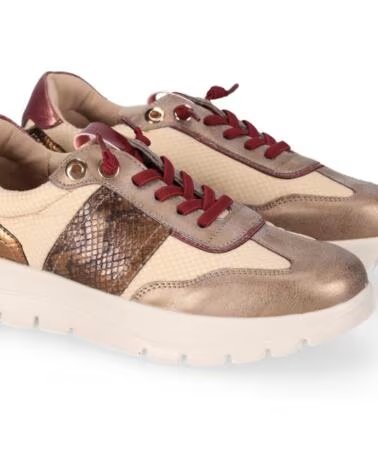 CHIKA10 ST MANDARIN 01 BEIG-BEIGE SNEAKER DONNA ECOPELLE ZEPPA BASSA