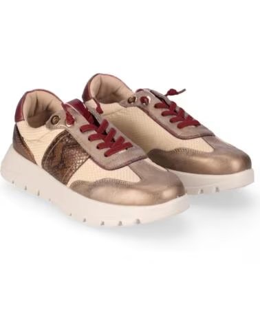 CHIKA10 ST MANDARIN 01 BEIG-BEIGE SNEAKER DONNA ECOPELLE ZEPPA BASSA
