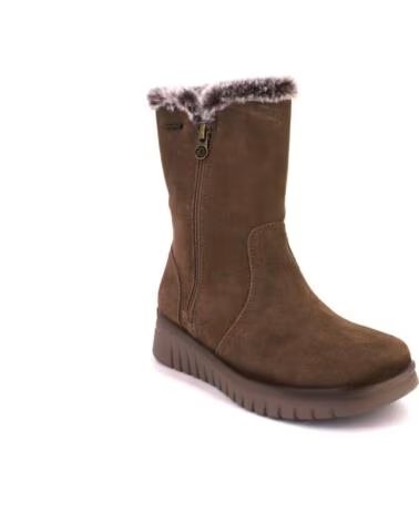 TREINTAS M4670 BOTAS DE MUJER TAUPE ANTE SERRAJE