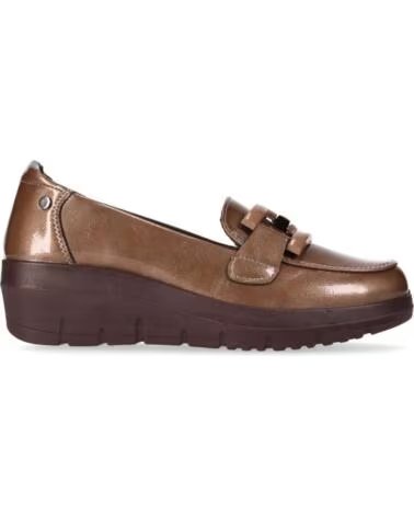 CHIKA10 ST MANDARIN 05 DAMEN SYNTHETIKLEDER SCHUHE KEILABSATZ BEIG-BEIGE