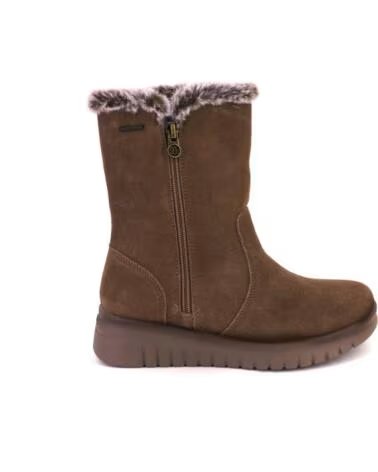 TREINTAS M4670 BOTAS DE MUJER TAUPE ANTE SERRAJE