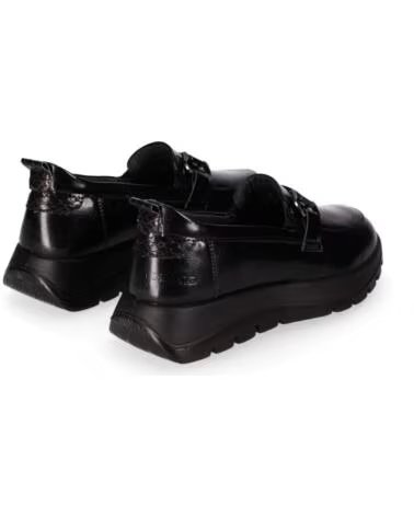 CHIKA10 ST MANDARIN 03 SAPATOS PELE SINTÉTICA MULHER CUNHA BAIXA NEGRO-BLACK