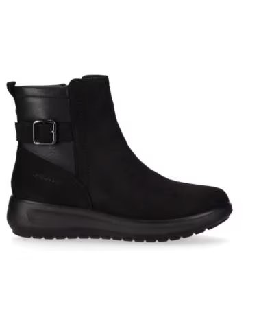 CHIKA10 ST MANDARIN 14 STIVALETTI DA DONNA IN TESSUTO CON ZEPPA BASSA NEGRO-BLACK