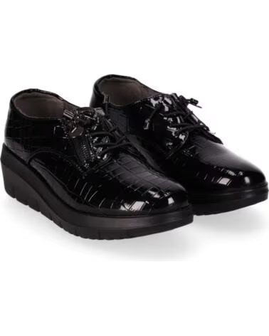 CHIKA10 ST MANDARIN 06 SCARPE IN ECOPELLE ZEPPA BASSA NEGRO-BLACK