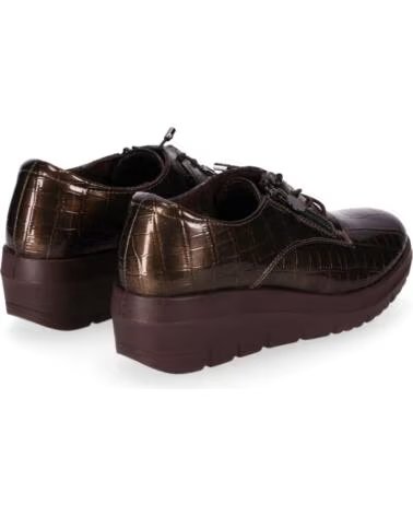 CHIKA10 ST MANDARIN 06 SCARPE PELLE SINTETICA DONNA ZEPPA BASSA MARRONE MARRON-BROWN