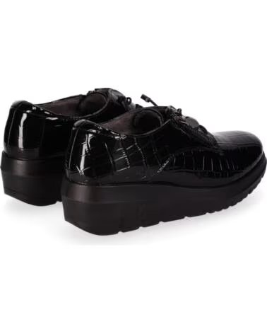 CHIKA10 ST MANDARIN 06 SCARPE IN ECOPELLE ZEPPA BASSA NEGRO-BLACK