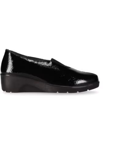 CHIKA10 ST MANDARIN 09 SCARPE DONNA ECOPELLE ZEPPA BASSA NERO NEGRO-BLACK