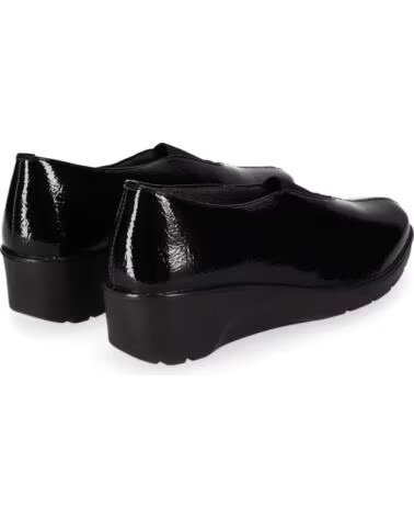 CHIKA10 ST MANDARIN 09 SCARPE DONNA ECOPELLE ZEPPA BASSA NERO NEGRO-BLACK