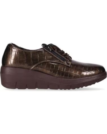 CHIKA10 ST MANDARIN 06 SCARPE PELLE SINTETICA DONNA ZEPPA BASSA MARRONE MARRON-BROWN