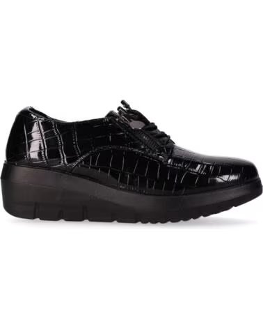 CHIKA10 ST MANDARIN 06 SCARPE IN ECOPELLE ZEPPA BASSA NEGRO-BLACK