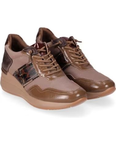 CHIKA10 ST MANDARIN 07 SNEAKERS TESSUTO ZEPPA BASSA BEIGE BEIG-BEIGE