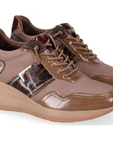 CHIKA10 ST MANDARIN 07 SNEAKERS TESSUTO ZEPPA BASSA BEIGE BEIG-BEIGE