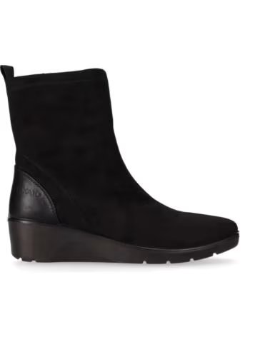 BOTINES DE MUJER CHIKA10 ST MANDARIN CON CUÑA BAJA NEGRO NEGRO-BLACK