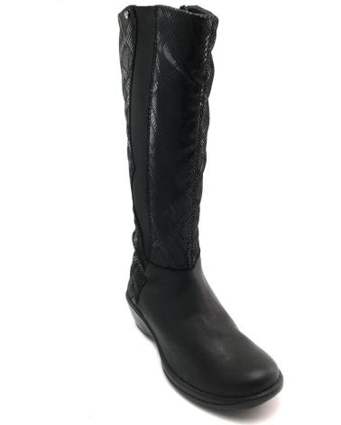 Botas de Mujer ARCOPEDICO SARA LICRA NEGRA NEGRO