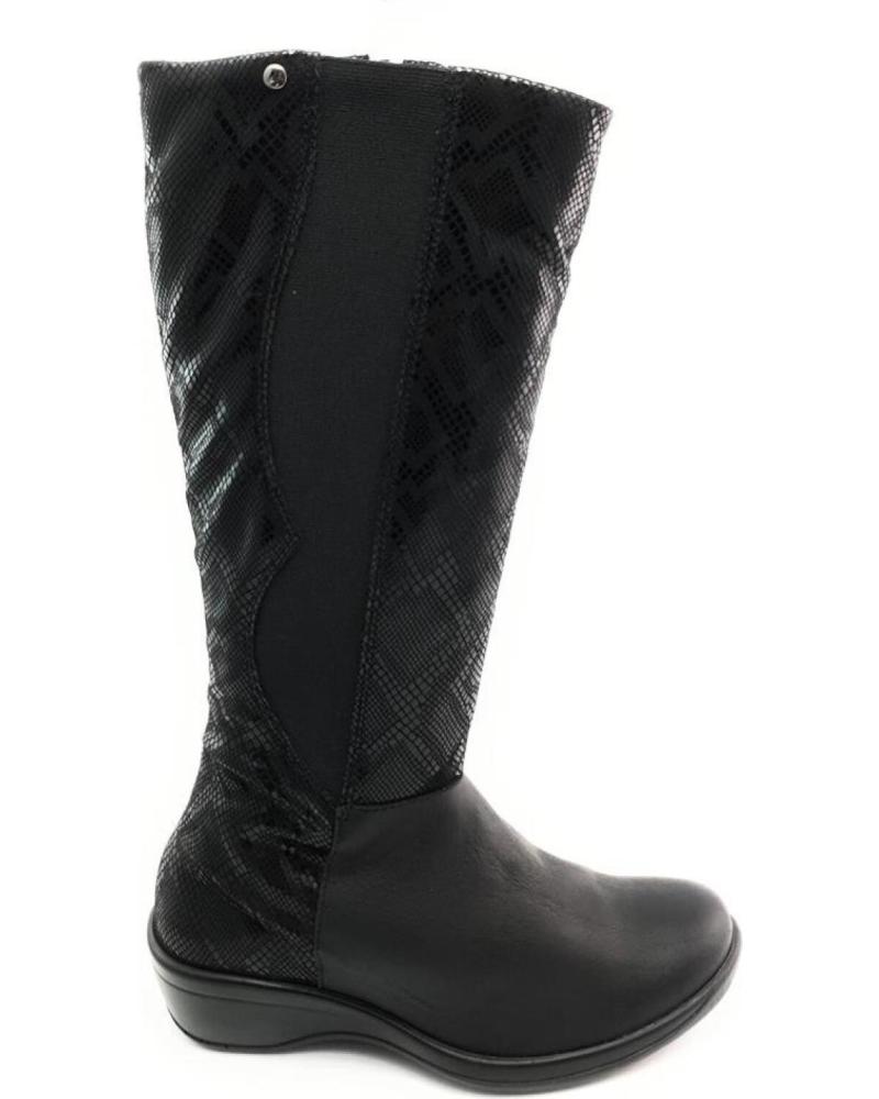 Botas de Mujer ARCOPEDICO SARA LICRA NEGRA NEGRO