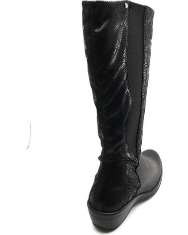Botas de Mujer ARCOPEDICO SARA LICRA NEGRA NEGRO