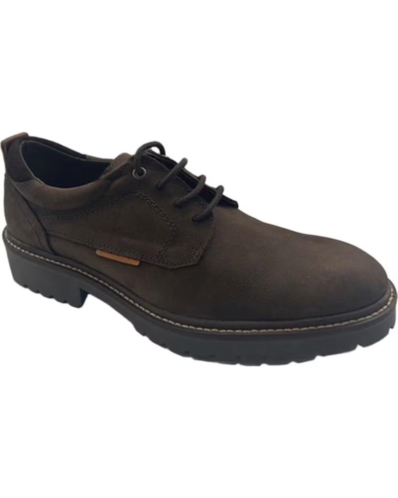 CHIKA10 ST JEY 06 SCARPE IN PELLE DA UOMO MARRONE MARRON-BROWN