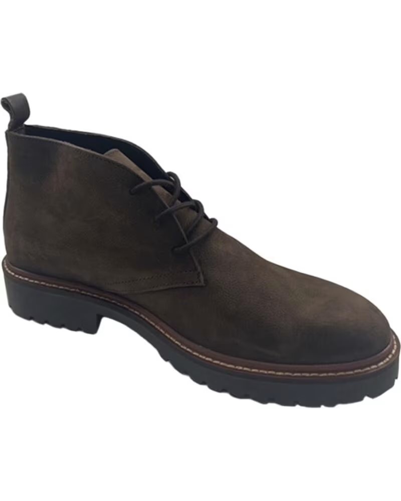 CHIKA10 ST JEY 07 STIVALETTI IN PELLE DA UOMO MARRON-BROWN