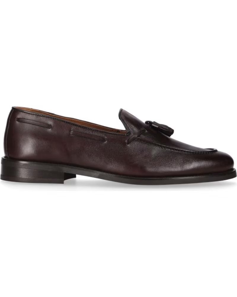 CHIKA10 OT ROBY 09 MOCASSINS DE COURO PARA HOMEM MARRON-BROWN