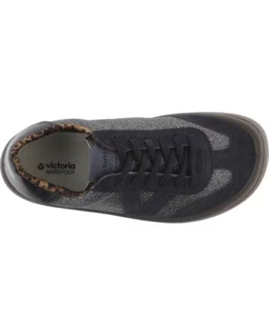 SNEAKERS OLMO BAREFOOT GLITTER E CROSTA DI CUOIO 1186109 ANTRACITE ANTRACITA