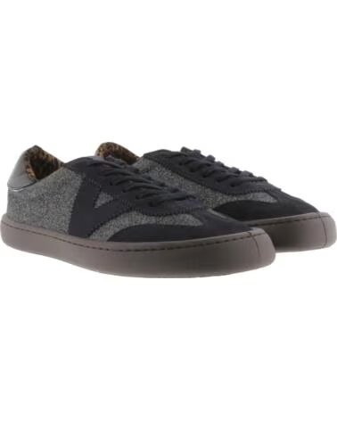 SNEAKERS OLMO BAREFOOT GLITTER E CROSTA DI CUOIO 1186109 ANTRACITE ANTRACITA