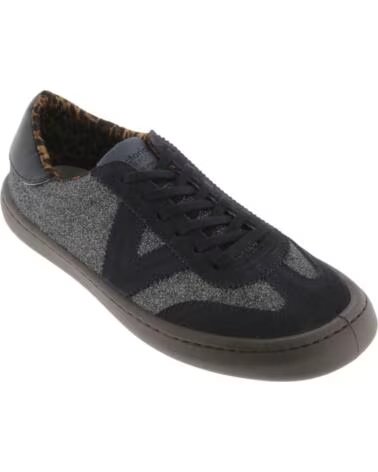 SNEAKERS OLMO BAREFOOT GLITTER E CROSTA DI CUOIO 1186109 ANTRACITE ANTRACITA