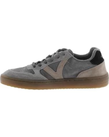 VICTORIA SCARPE DA GINNASTICA DUNA BAREFOOT CROSTA DI PELLE 1187100 ANTRACITE ANTRACITA