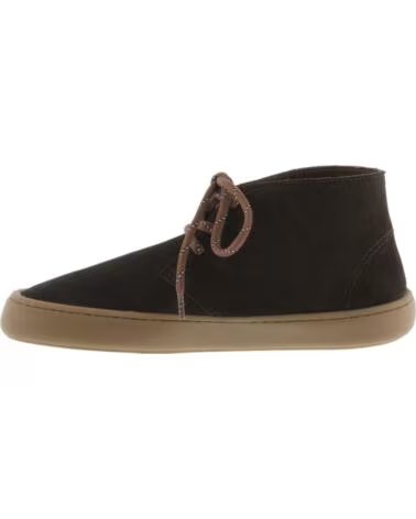 VICTORIA BOTTINES OLMO BAREFOOT SAFARI CROÛTE DE CUIR 1186111 MARRON