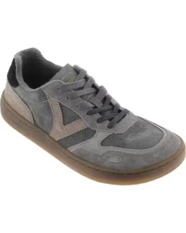 VICTORIA SCARPE DA GINNASTICA DUNA BAREFOOT CROSTA DI PELLE 1187100 ANTRACITE ANTRACITA